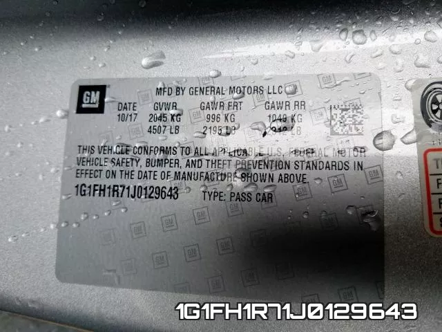 1G1FH1R71J0129643 фото 2