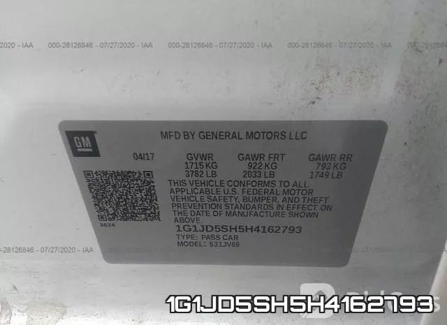 1G1JD5SH5H4162793 фото 10