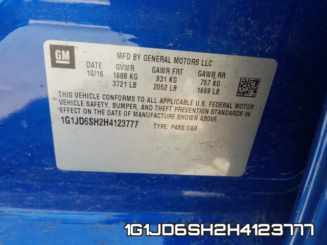 1G1JD6SH2H4123777 фото 2
