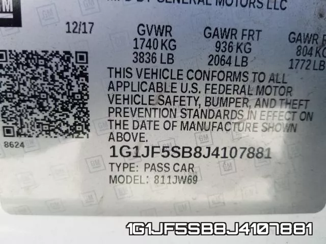 1G1JF5SB8J4107881 фото 2