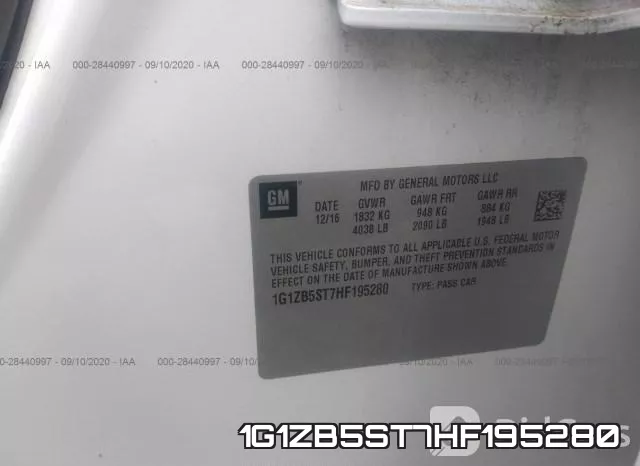 1G1ZB5ST7HF195280 фото 10