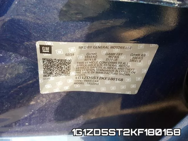 1G1ZD5ST2KF180168 фото 2