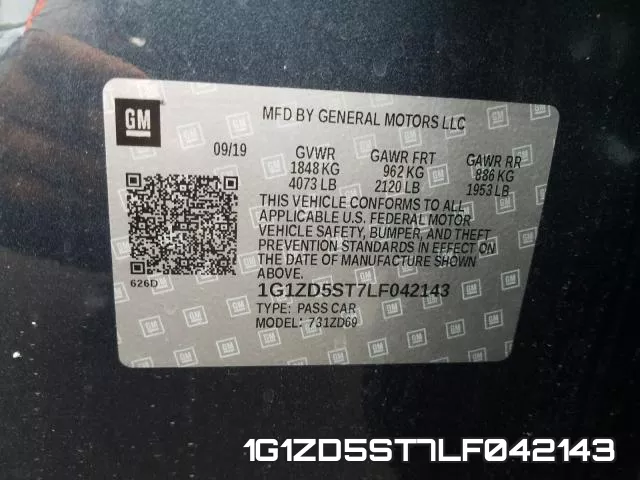 1G1ZD5ST7LF042143 фото 2
