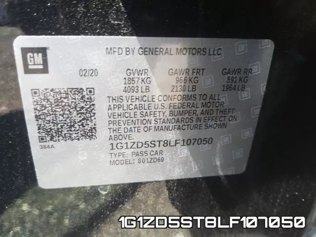 1G1ZD5ST8LF107050 фото 2