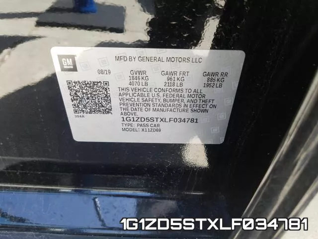 1G1ZD5STXLF034781 фото 2
