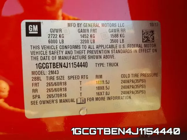 1GCGTBEN4J1154440 фото 2