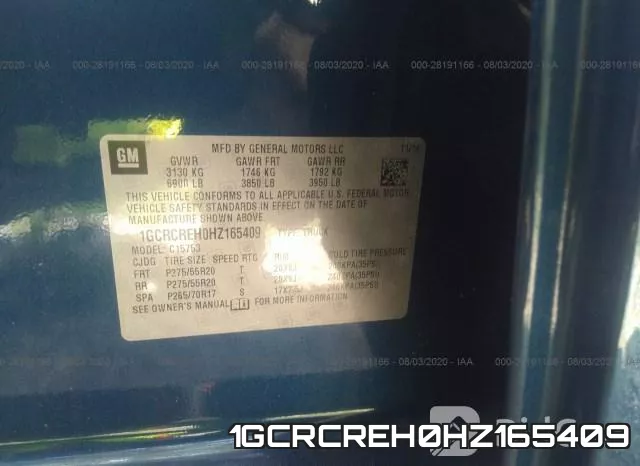 1GCRCREH0HZ165409 фото 10