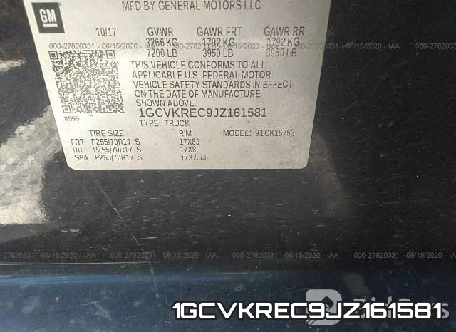1GCVKREC9JZ161581 фото 10