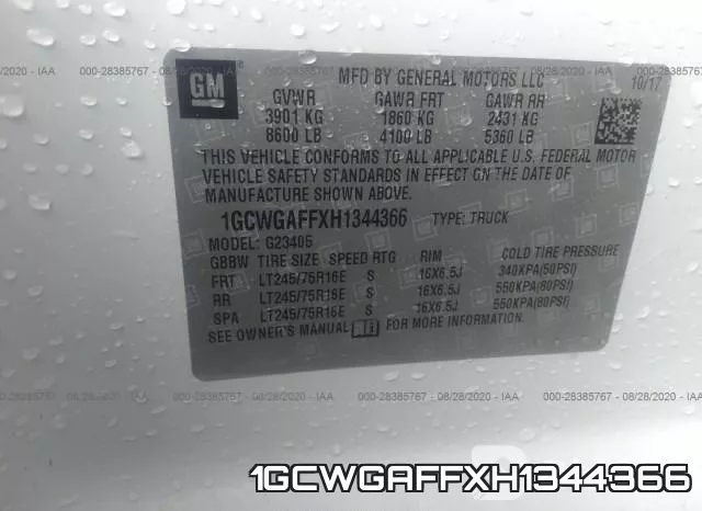 1GCWGAFFXH1344366 фото 10