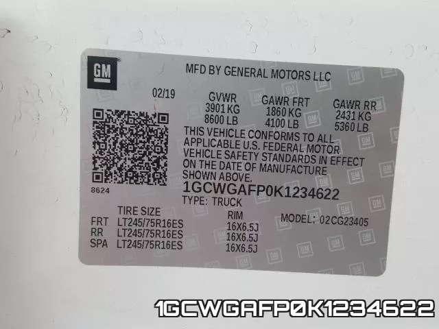 1GCWGAFP0K1234622 фото 2