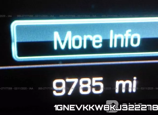 1GNEVKKW8KJ322278 фото 8