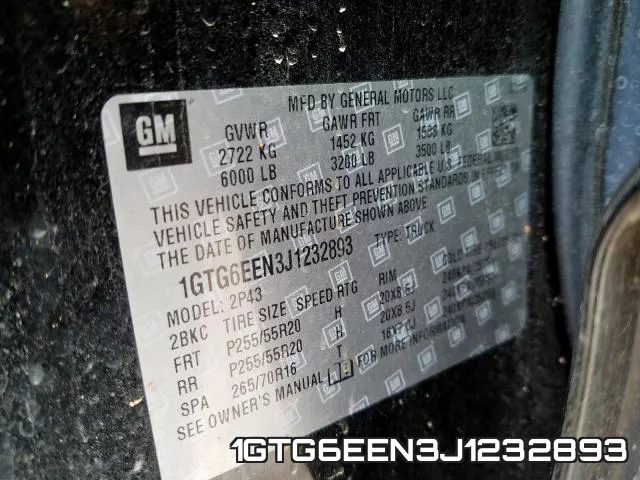 1GTG6EEN3J1232893 фото 2