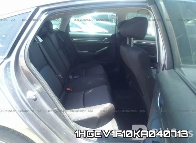 1HGCV1F10KA040713 фото 9