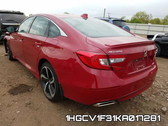 1HGCV1F31KA017281 фото 4