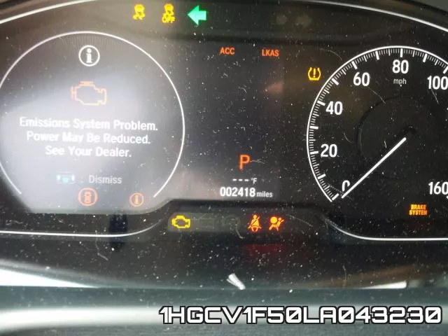 1HGCV1F50LA043230 фото 9