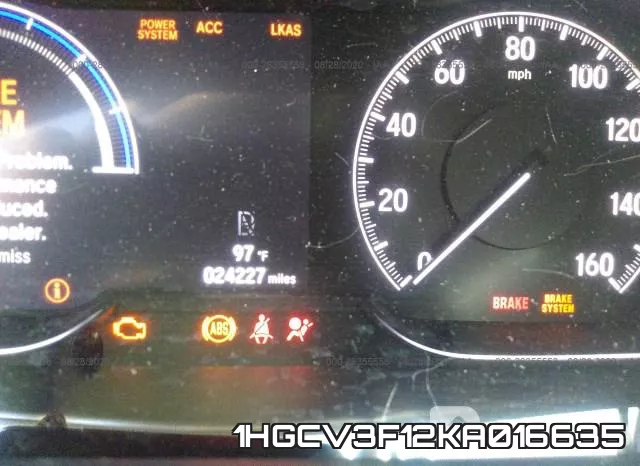 1HGCV3F12KA016635 фото 8