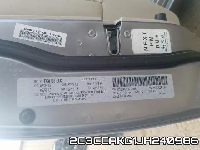 2C3CCAKG1JH240986 фото 2