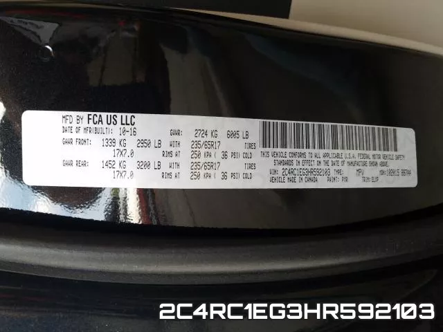 2C4RC1EG3HR592103 фото 2
