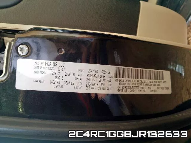 2C4RC1GG8JR132633 фото 2
