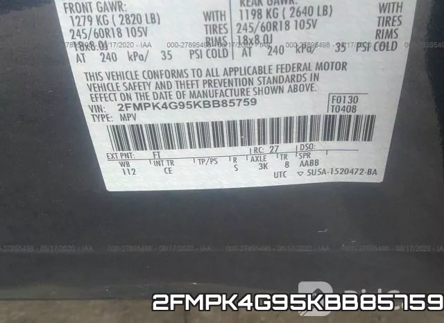 2FMPK4G95KBB85759 фото 10