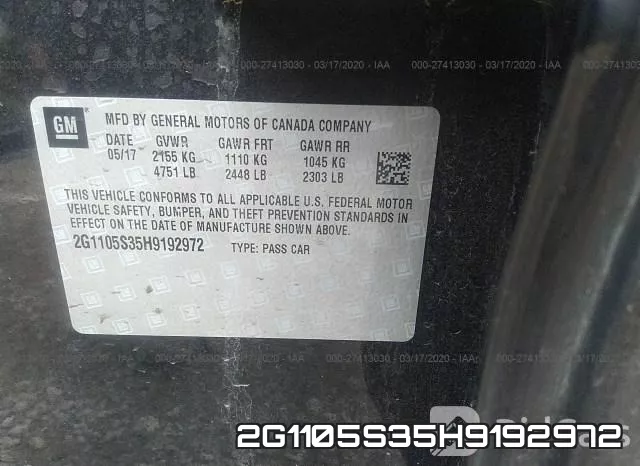 2G1105S35H9192972 фото 10