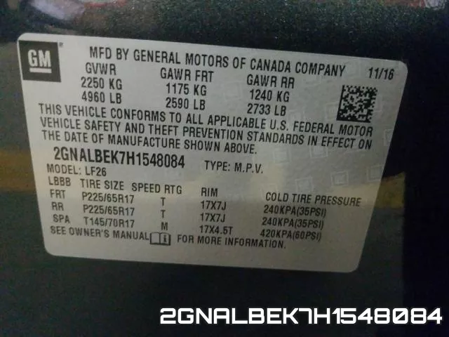 2GNALBEK7H1548084 фото 2