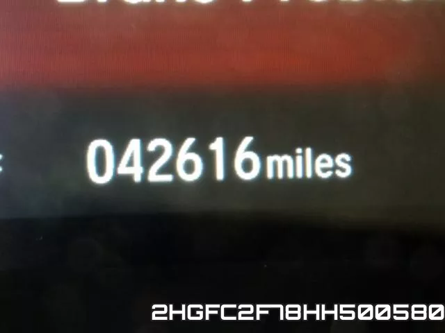 2HGFC2F78HH500580 фото 9