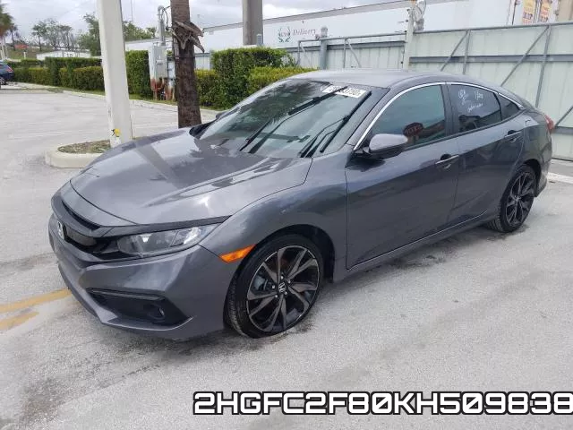 2HGFC2F80KH509838 фото 3