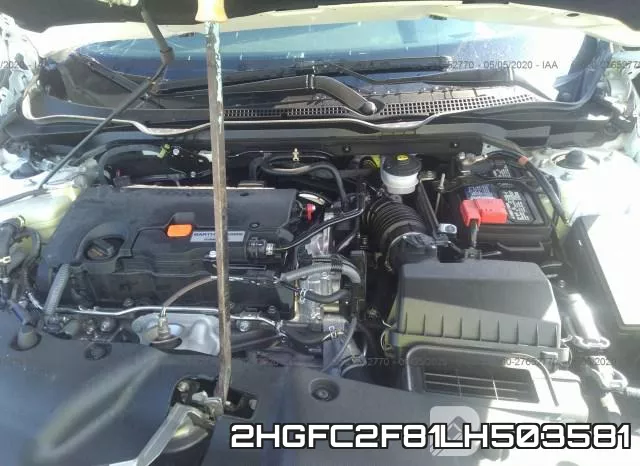 2HGFC2F81LH503581 фото 2