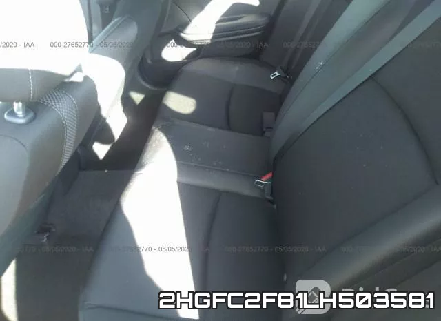 2HGFC2F81LH503581 фото 9