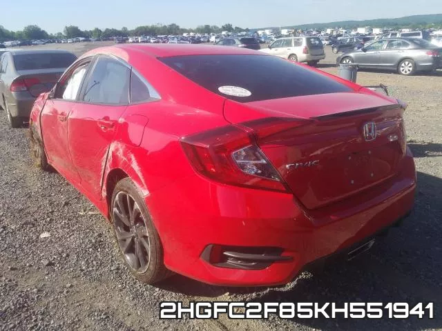 2HGFC2F85KH551941 фото 4