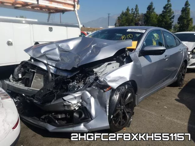 2HGFC2F8XKH551157 фото 3