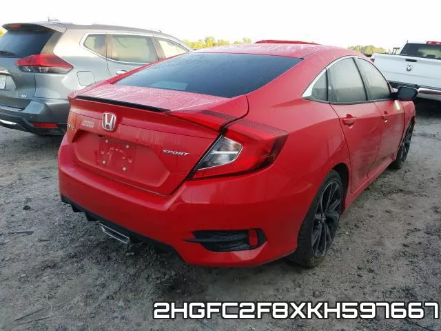 2HGFC2F8XKH597667 фото 5