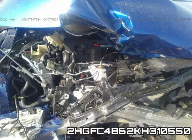 2HGFC4B62KH310550 фото 2