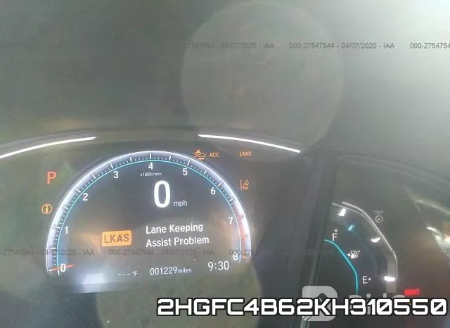 2HGFC4B62KH310550 фото 8