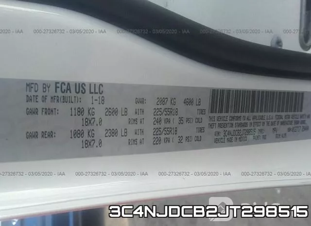 3C4NJDCB2JT298515 фото 10