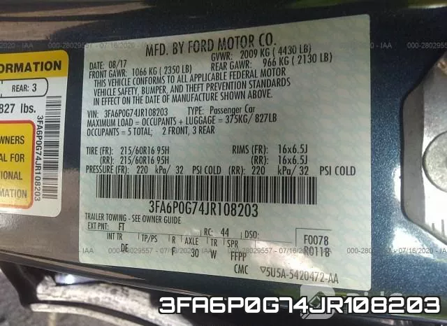 3FA6P0G74JR108203 фото 10
