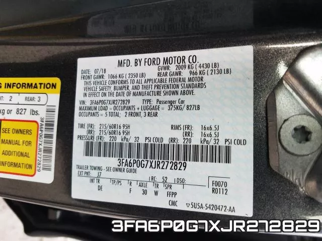 3FA6P0G7XJR272829 фото 2