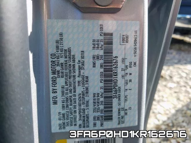 3FA6P0HD1KR162676 фото 2