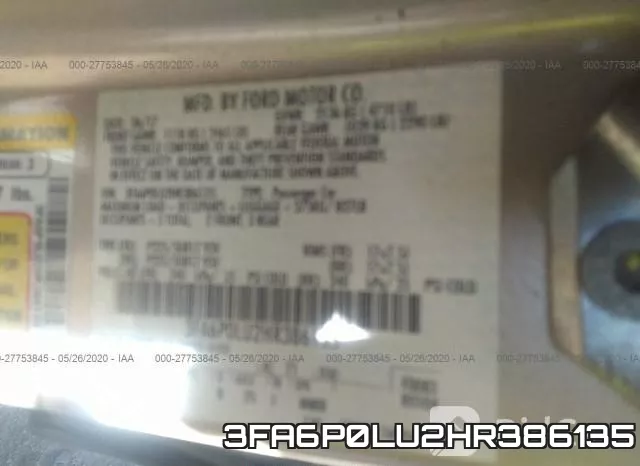 3FA6P0LU2HR386135 фото 10
