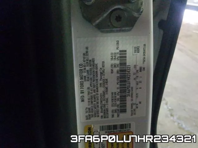 3FA6P0LU7HR234321 фото 2