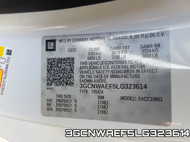 3GCNWAEF5LG323614 фото 2