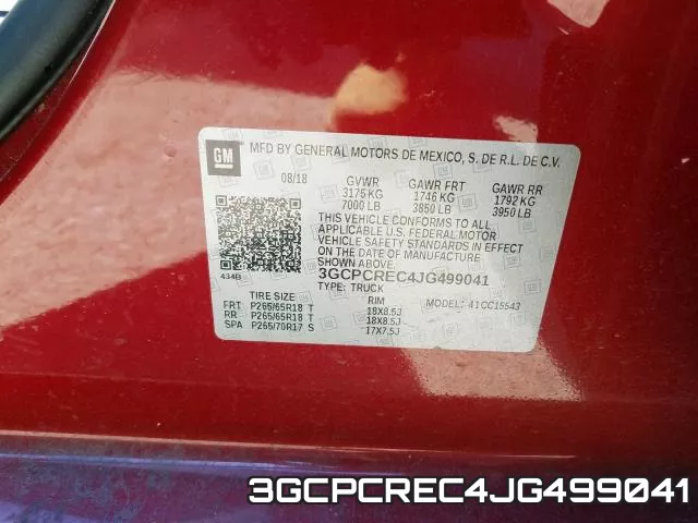 3GCPCREC4JG499041 фото 2