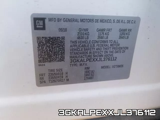 3GKALPEXXJL376112 фото 2