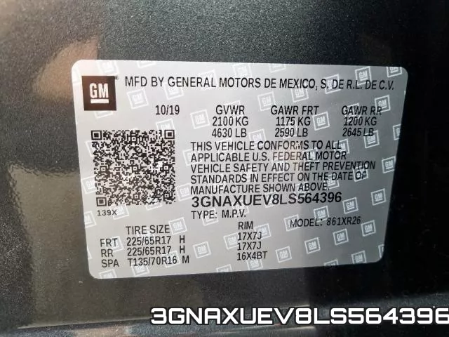 3GNAXUEV8LS564396 фото 2