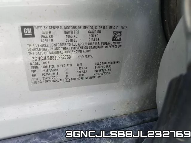 3GNCJLSB8JL232769 фото 2