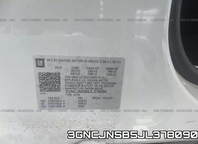 3GNCJNSB5JL378090 фото 10