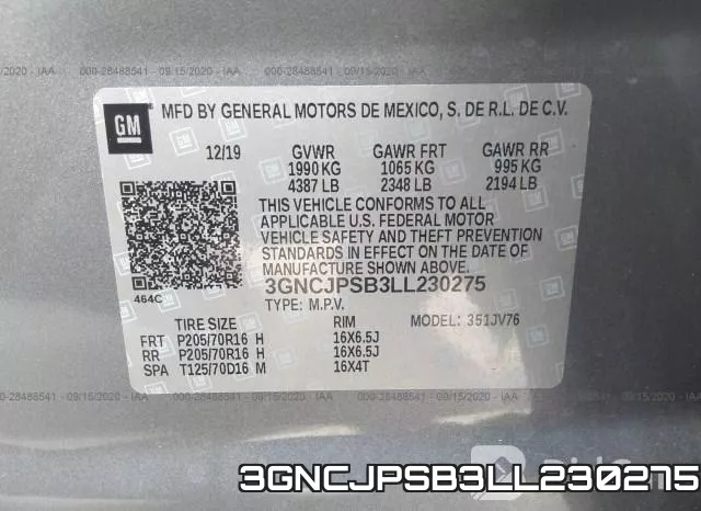 3GNCJPSB3LL230275 фото 10