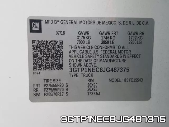 3GTP1NEC8JG487375 фото 2