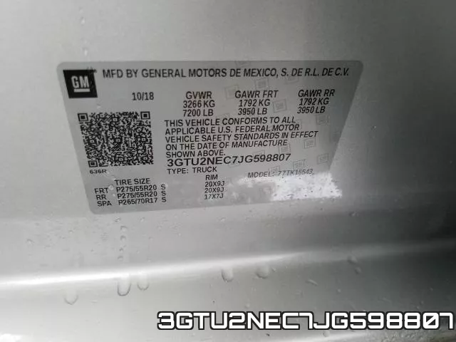 3GTU2NEC7JG598807 фото 2